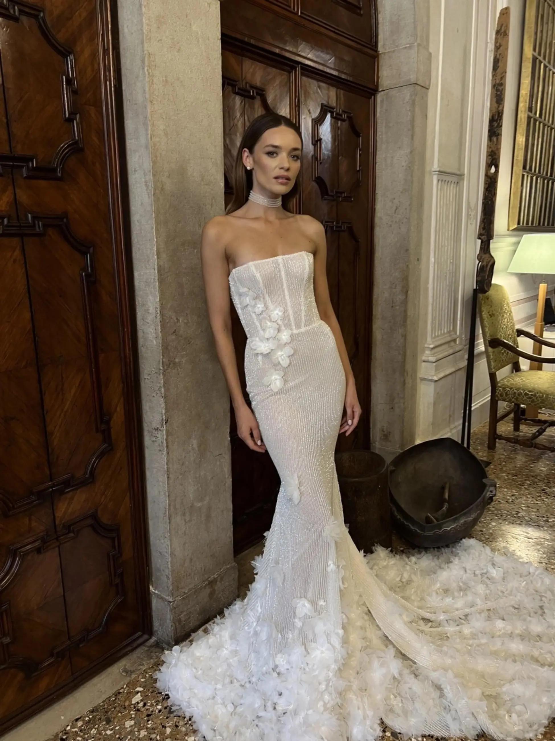Corset to Perfection: Tips for Achieving the Ideal Fit in Your Corset Wedding Dress Image