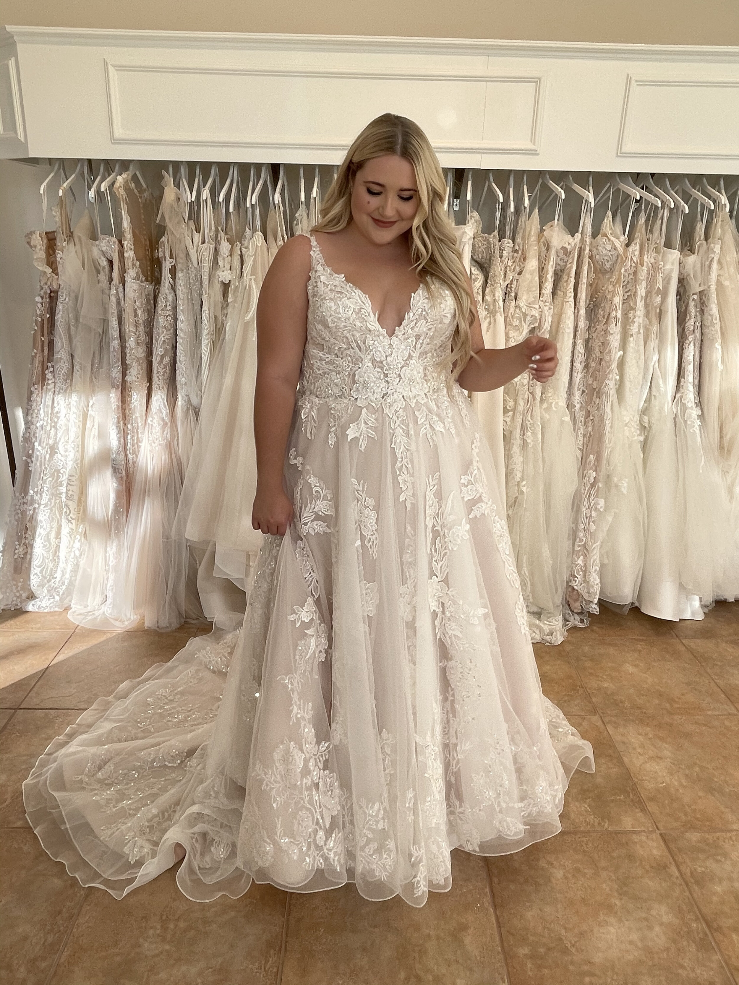 A peek into our plus size wedding dress collection Image
